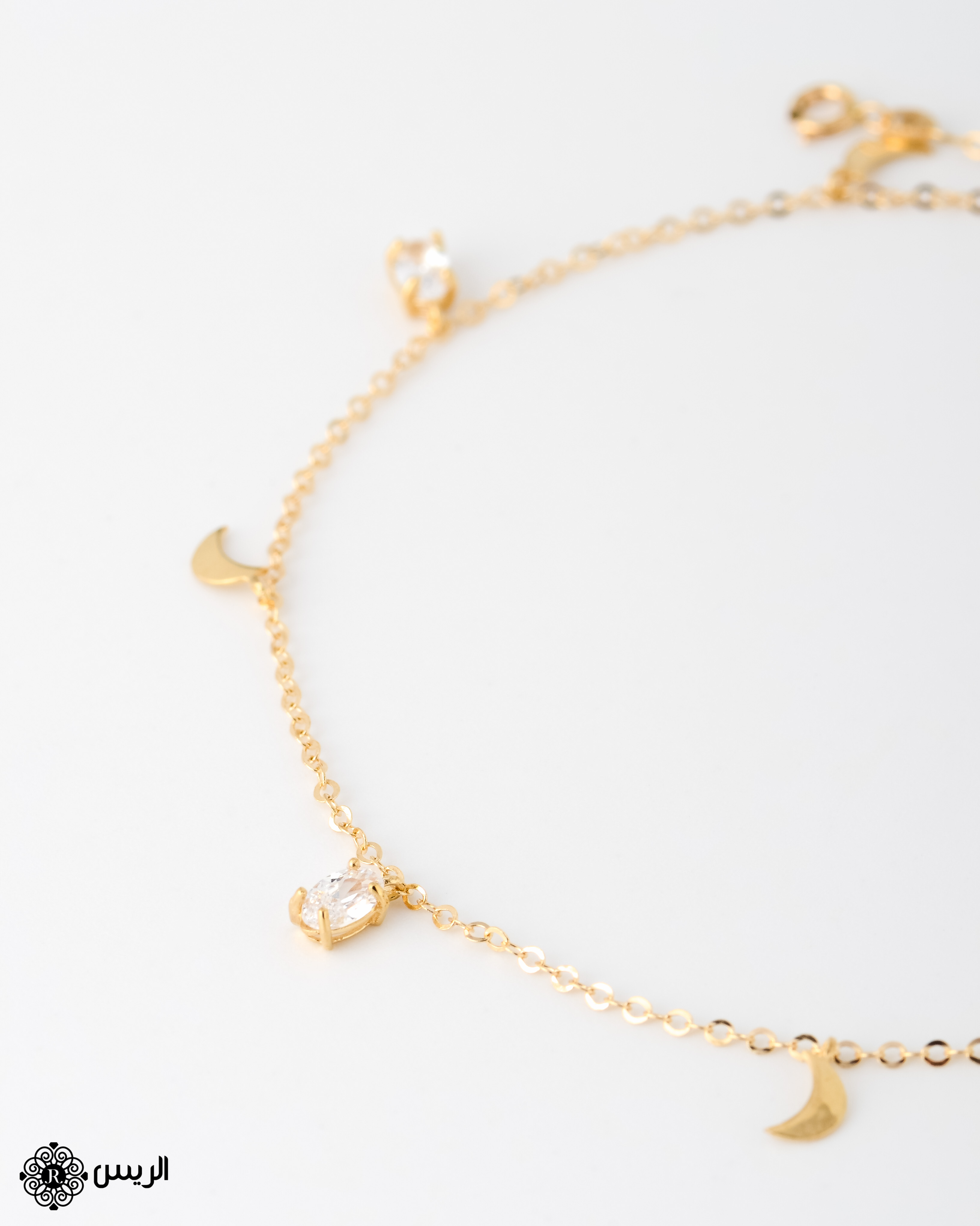 خلخال ناعم بفصوص Swarovski